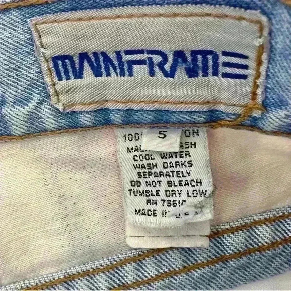 Mainframe Vintage Rare Tapered Denim Jeans Size 5 - Picture 10 of 10